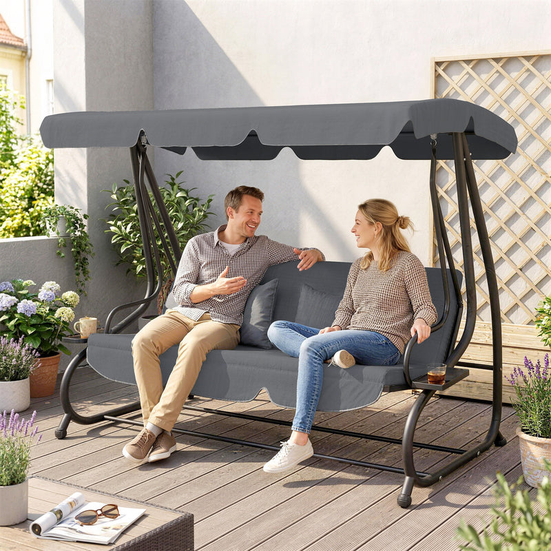 Dark grey swing bed – image 8