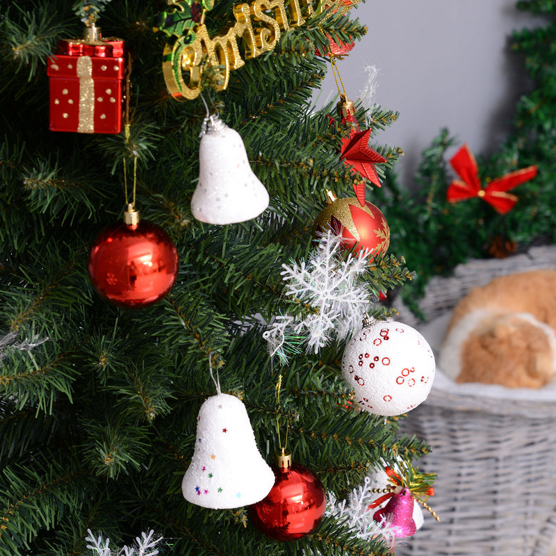 7ft green pencil slim Christmas tree – image 8