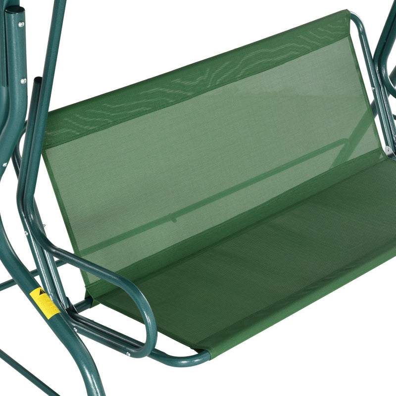 Green striped swing seat – image 9