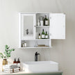 Bathroom wall cabinet with mirrors – image 2