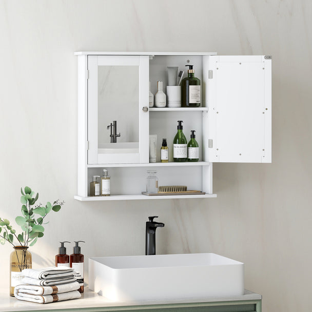 Bathroom wall cabinet with mirrors – image 2