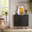 Black ribbed sideboard – image 9