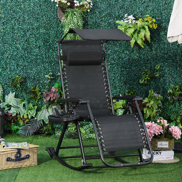 Rocking chair with canopy – image 2