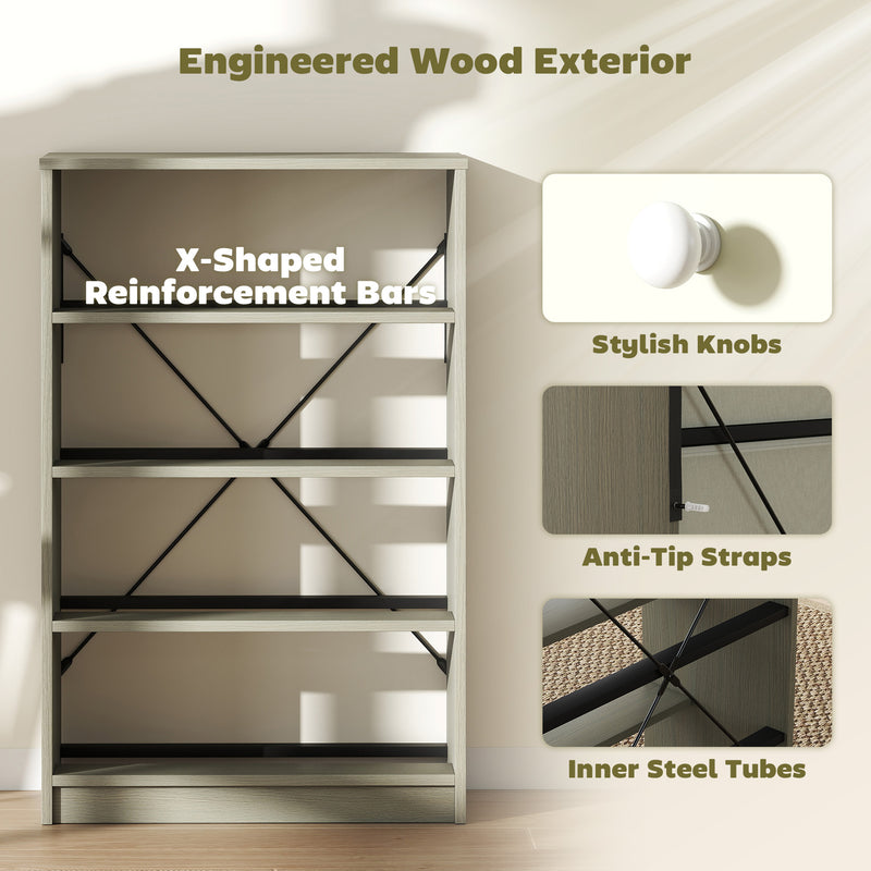 4-drawer fabric chest of drawers – image 6