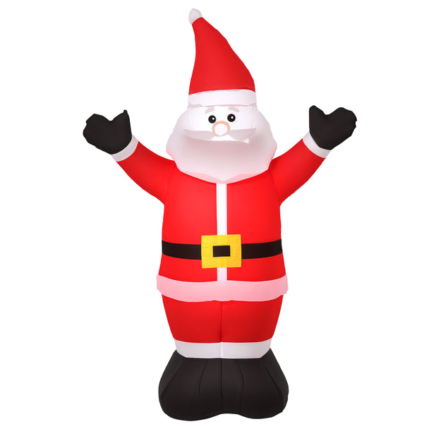 4ft Santa Christmas Inflatable on a white background
