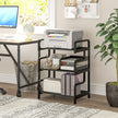 Black 3-tier printer stand – image 2