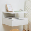 Floating gloss white bedside tables – image 6