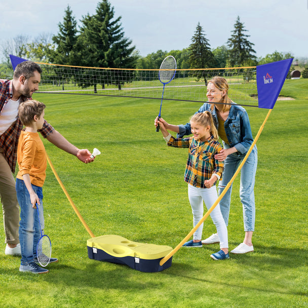 Folding badminton net set – image 2