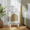 Boho rattan bedside cabinet – image 10