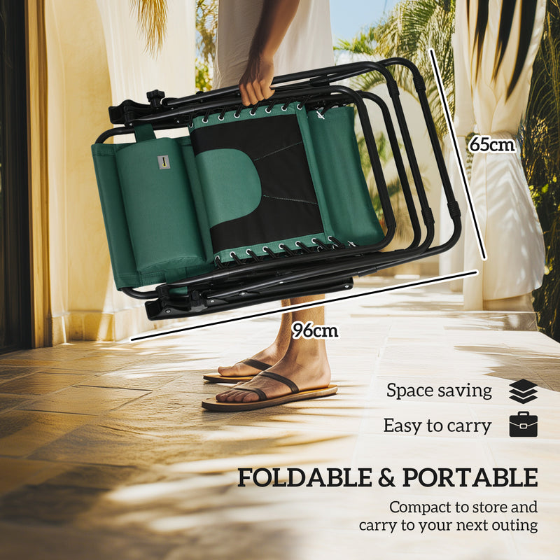 Green zero gravity chairs – image 7