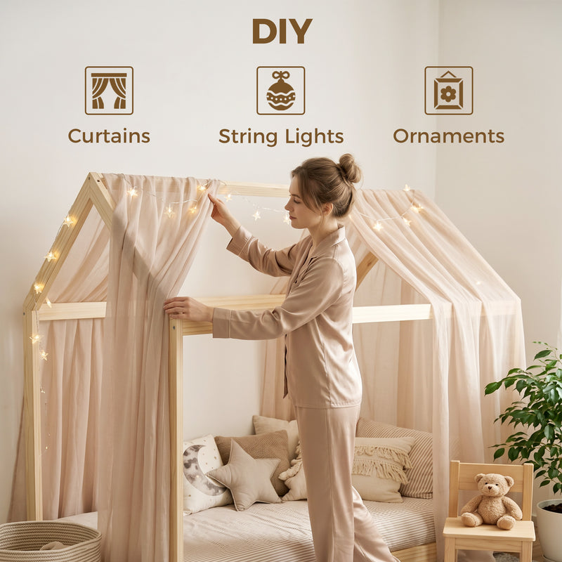 Single house bed frame – image 5