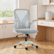 HOMCOM Mesh Office Chair with Foldable Backrest - Light Grey – view 9