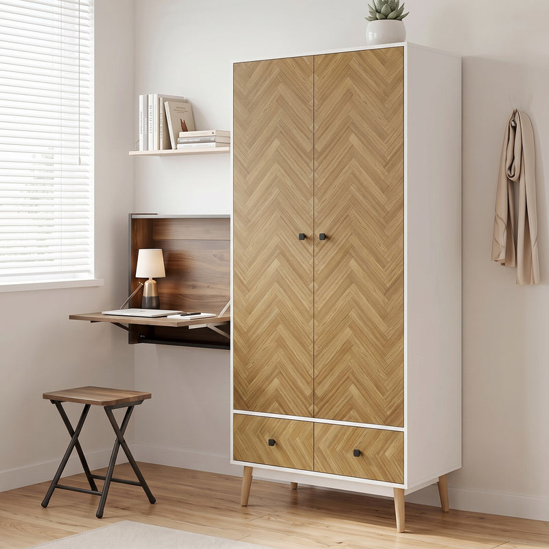 90 cm wardrobe with drawers – image 8