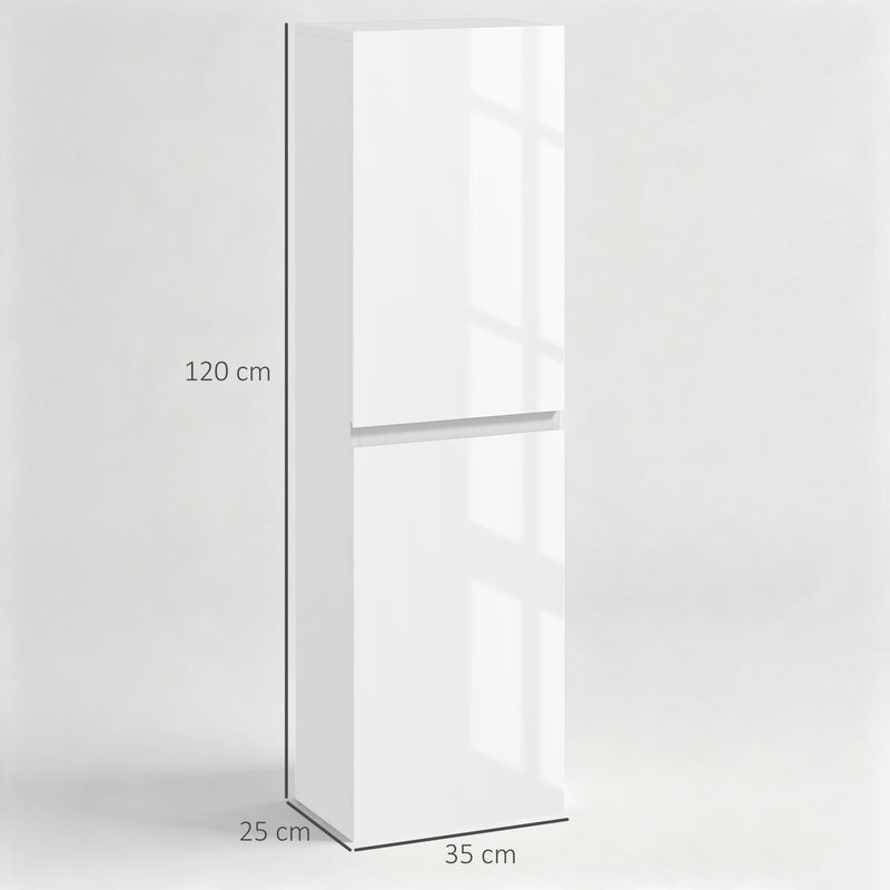 120 cm high gloss bathroom cabinet – image 3