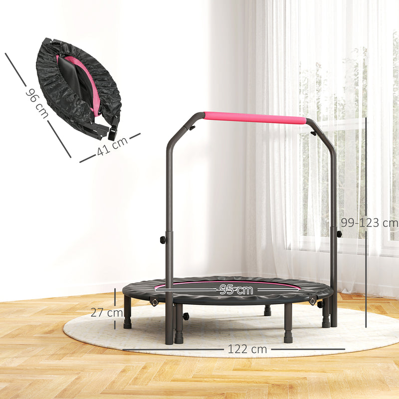 48" foldable fitness trampoline – image 3