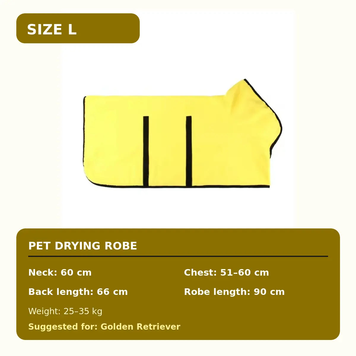 Quick-Dry Hooded Dog Bathrobe Towel