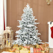 5ft snow-flocked Christmas tree – image 10