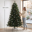 6ft fir Christmas tree with berries – image 3