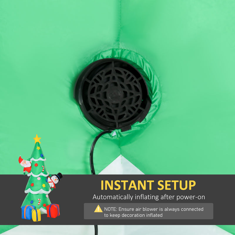 Built-in fan for inflating the display