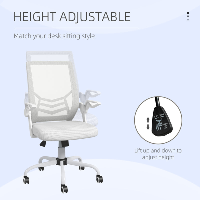 White mesh office chair – image 4
