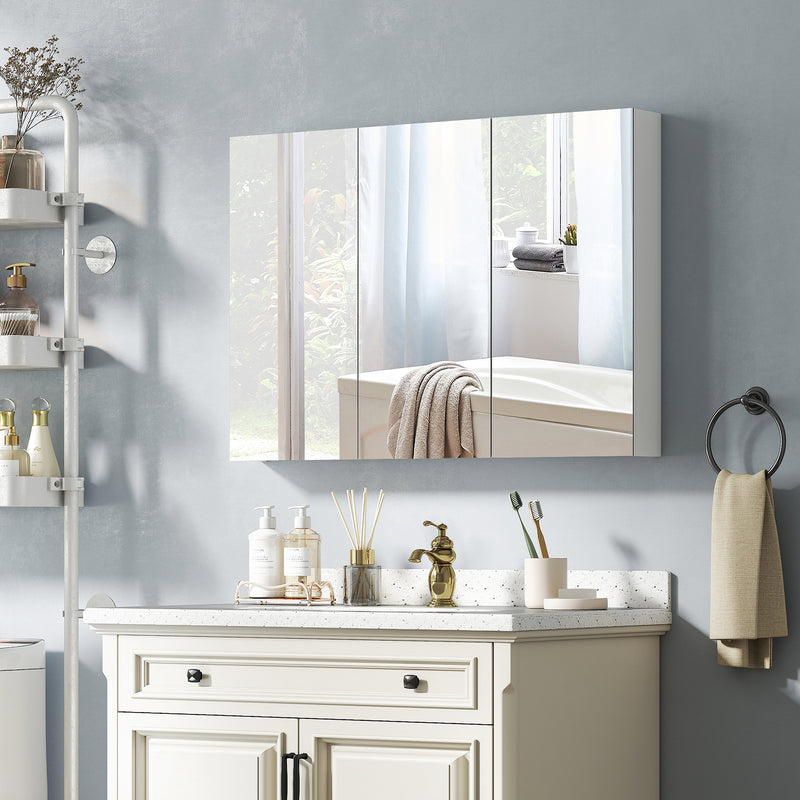 Three-door mirrored bathroom cabinet – image 10