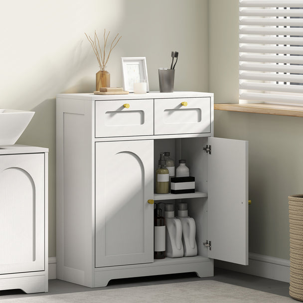 Bathroom floor cabinet with 2 drawers – image 2