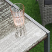 Grey rattan side table – image 8