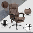 Dark brown massage office chair – image 7