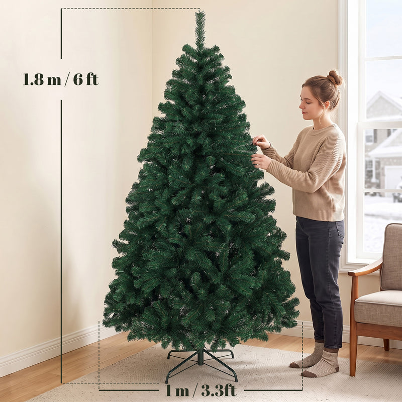 6ft classic fir Christmas tree – image 3