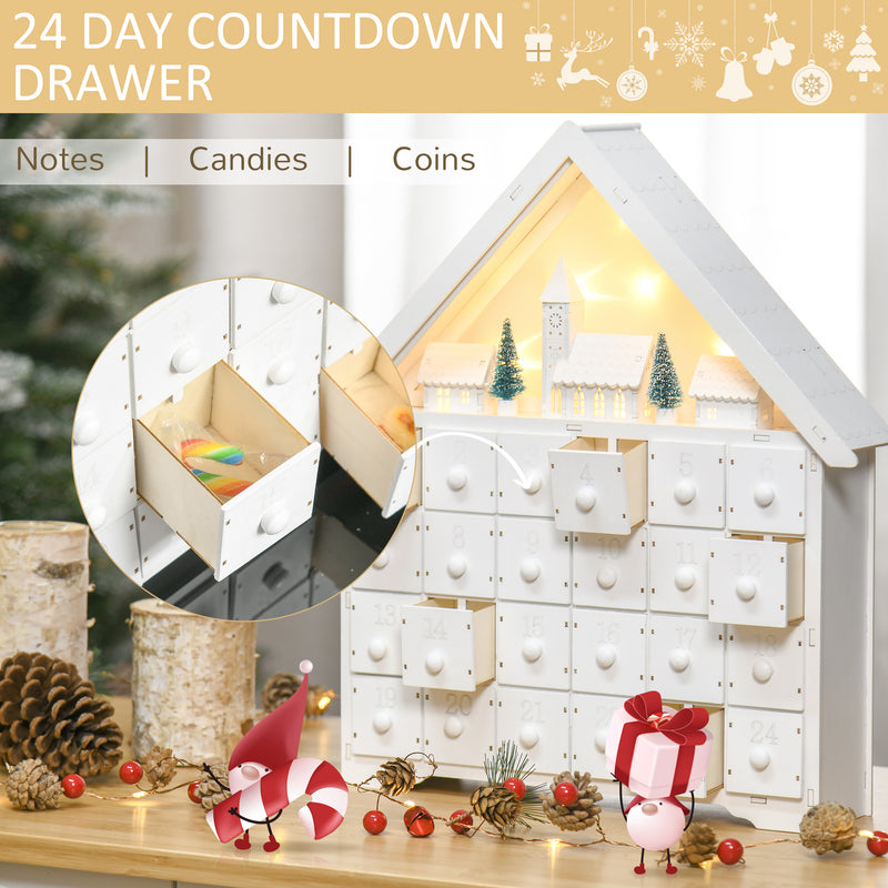 24 numbered drawers for the Christmas countdown