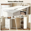 120 cm desk with drawers and shelves – image 4