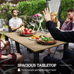 6-seater garden dining table – image 4