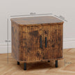 Tambour bedside table – image 3