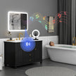 80 x 60 cm LED mirror with Bluetooth – image 2