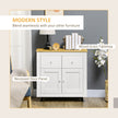 White sideboard cabinet – image 4
