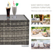 Square rattan coffee table – image 7
