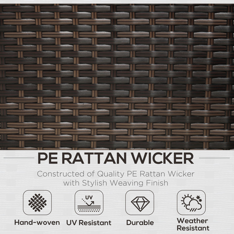 Reclining rattan corner sofa set – image 4