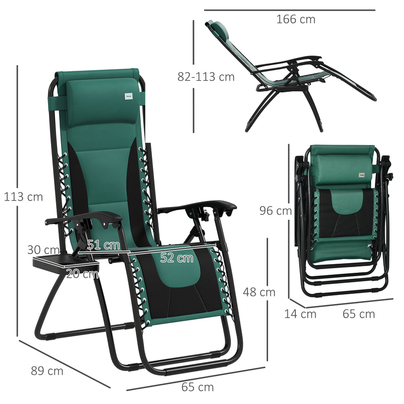 Green zero gravity chair – image 3
