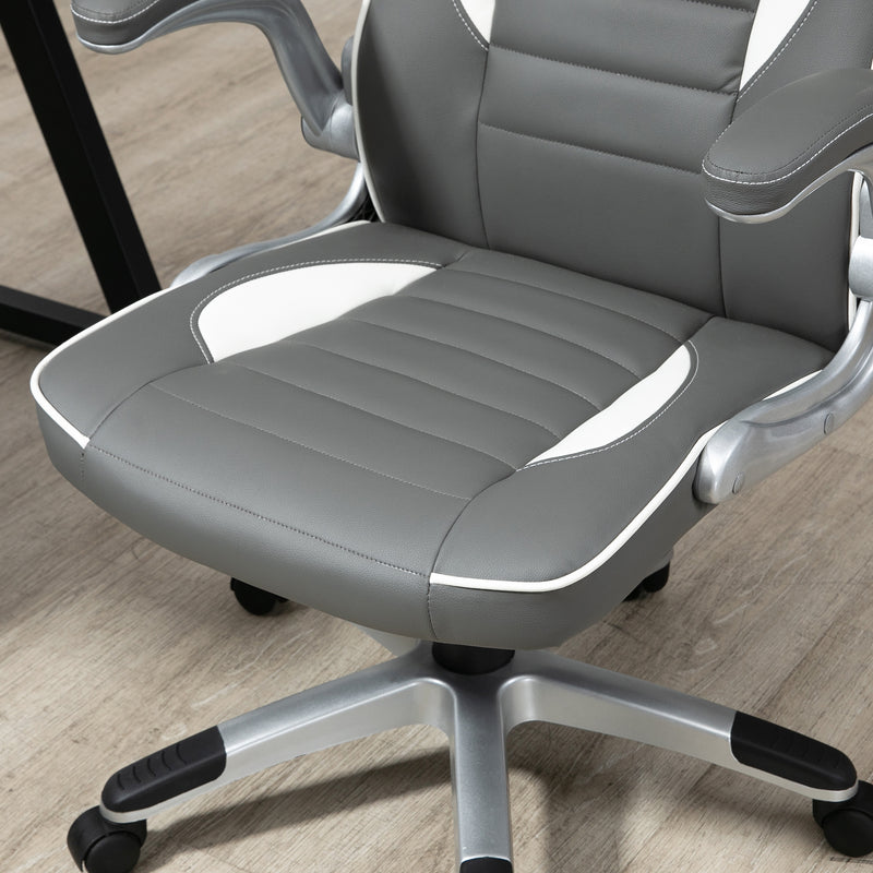 Racing gaming chair with flip-up arms – image 8