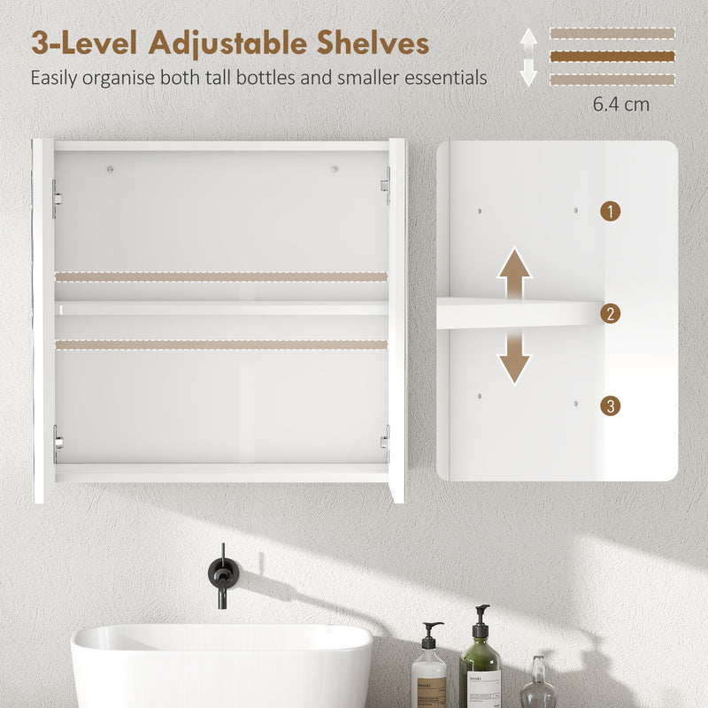Double-door mirror bathroom cabinet – image 5