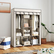 125 cm cream fabric wardrobe – image 10