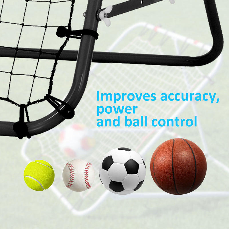 Black football rebounder net – image 7