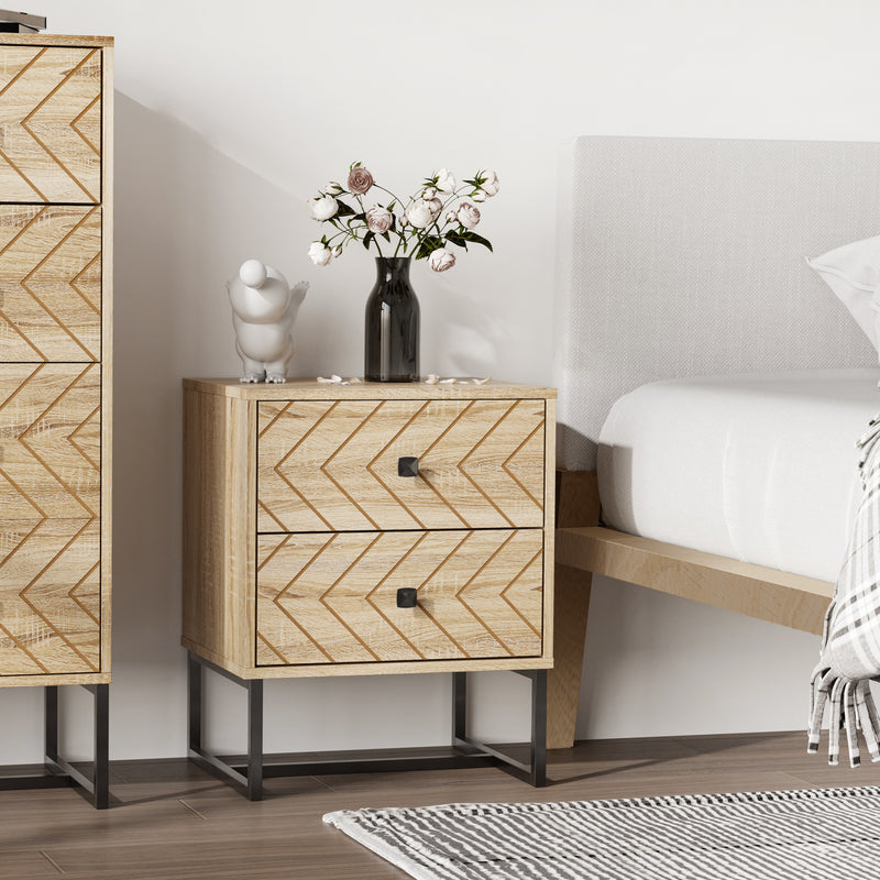 Zig-zag bedside table – image 7