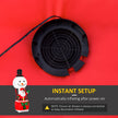 Built-in fan for inflating the display
