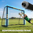 8 x 5ft padded football goal – image 5