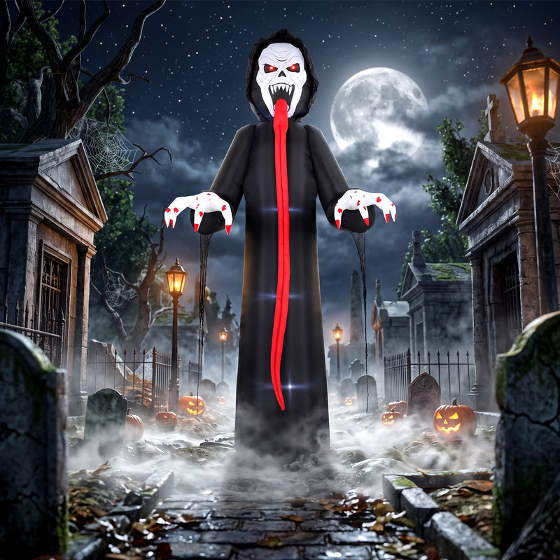 10ft Inflatable Skeleton with LED Lights – image 8 of 9