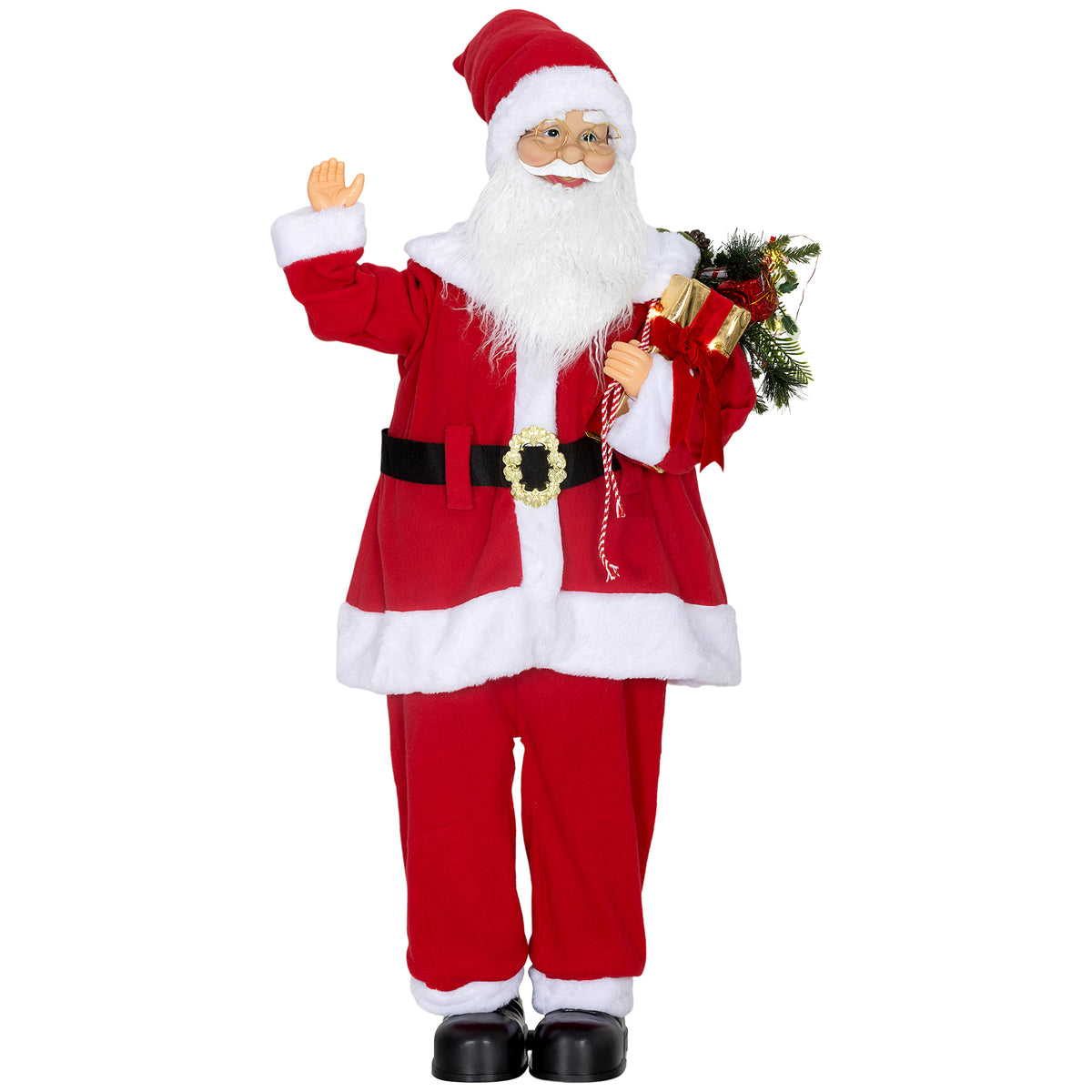 120cm Voice-Activated Santa on a white background