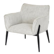 Zephra off-white armchair, three-quarter view