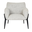 Zephra off-white armchair from the front