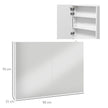 LED mirror bathroom cabinet – image 3
